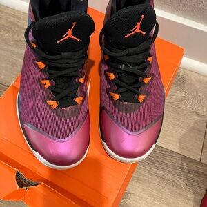 Air Jordan super fly plum Purple and Blue Sneakers